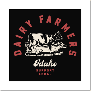 Idaho Dairy Farmers Milk Cows Dairy Farms Posters and Art